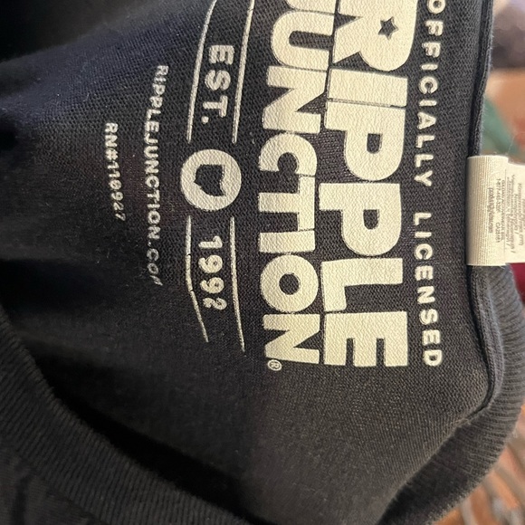 Ripple Junction Black Long Sleeve Tee with Colorful Graphic - Picture 6 of 8